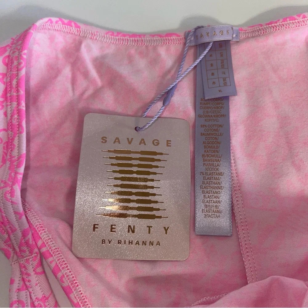 NWT Savage X Fenty By Rihanna Panty Pink Womens XL - Picture 4 of 6